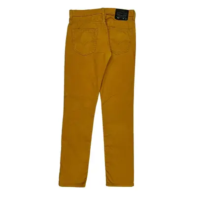 Levis Slim Fit Cord Trousers - 32? Waist Yellow Cotton | Size: 32″ waist
