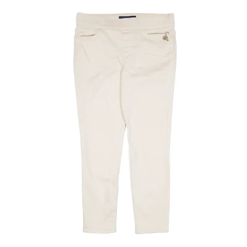 TOMMY HILFIGER Gramercy Ankle Beige Slim Tapered Trousers Womens W30 L26