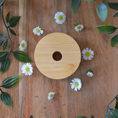 Bamboo lid