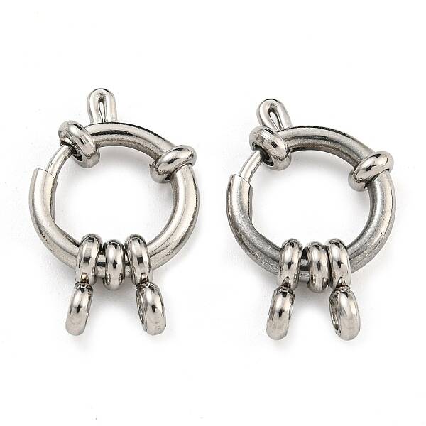 Non-Tarnish 304 Stainless Steel Spring Ring Clasps