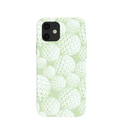 Sage Green Golf Balls iPhone 12/ iPhone 12 Pro Case