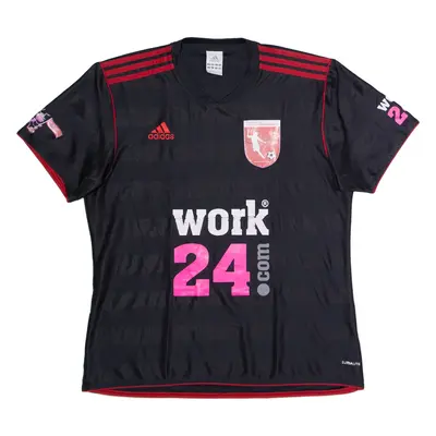 ADIDAS FC Rorschacherberg #18 Mens Jersey Black V-Neck L