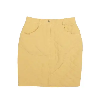 PENNY BLACK Padded Short Pencil Skirt Beige Womens M