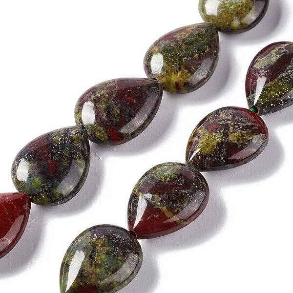 Natural Dragon Blood Beads Strands