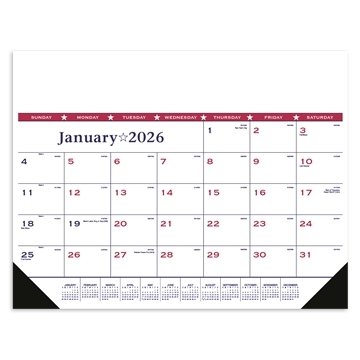25 Promotional Patriotic Desk Pad with Vinyl Corners - Julian ...