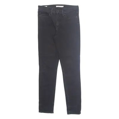 LEVI'S 311 Shaping BIG E Womens Trousers Black Regular Skinny W27 L30