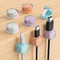 Magnetic Cord Organizer Holder, 6 Pack Wall Mounted Cable Clips, Desktop Cable Organizer Storage Management Clip, Home Organi...
