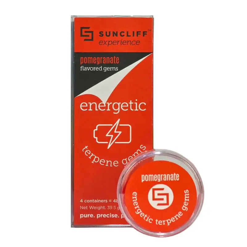 FLAVORED Suncliff Terpene Gems 48-Count | Energetic - Mood Gems Healthcare