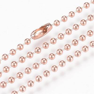 304 Stainless Steel Ball Chain Necklace