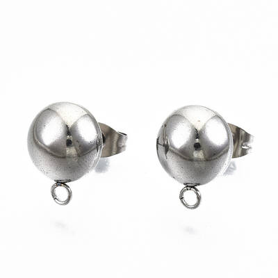 Non-Tarnish 304 Stainless Steel Stud Earring Findings