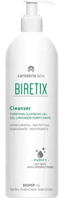 Biretix Purifying Cleansing Gel for oily skin Cleansing - Volume: 400 ml - refill