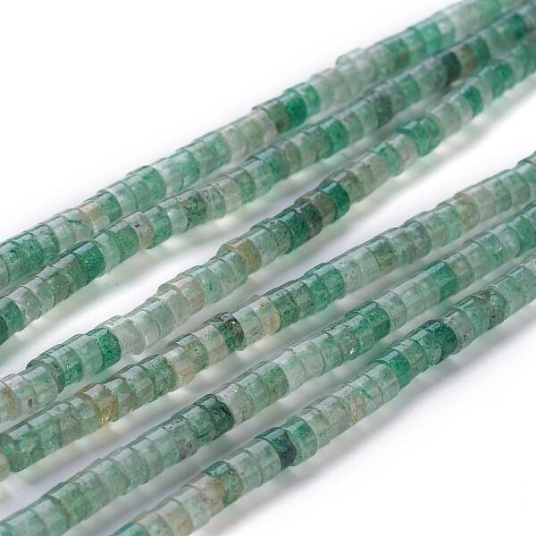 Natural Green Strawberry Quartz Beads Strands