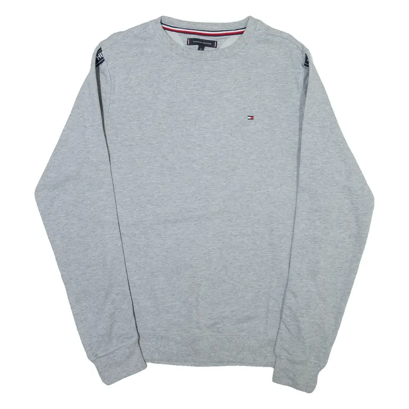 TOMMY HILFIGER Mens Sweatshirt Grey Crew Neck M