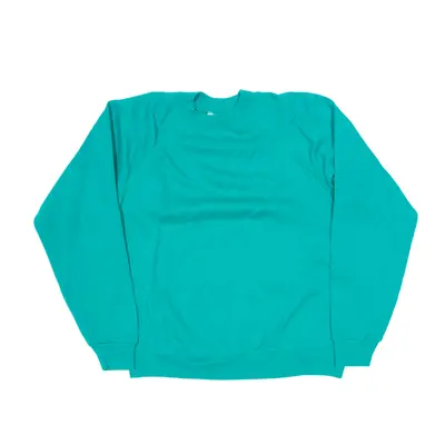 HANES Activewear Sweatshirt Green Womens L