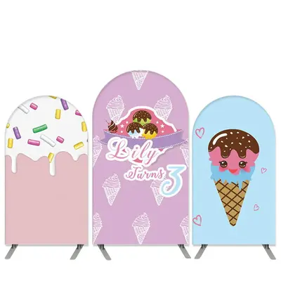 Aperturee Summer Theme Ice Cream Birthday Party Arch Backdrop Kit | Chiara Arch Backdrop Diy | Wedding Arch Backdrop | Chiara...