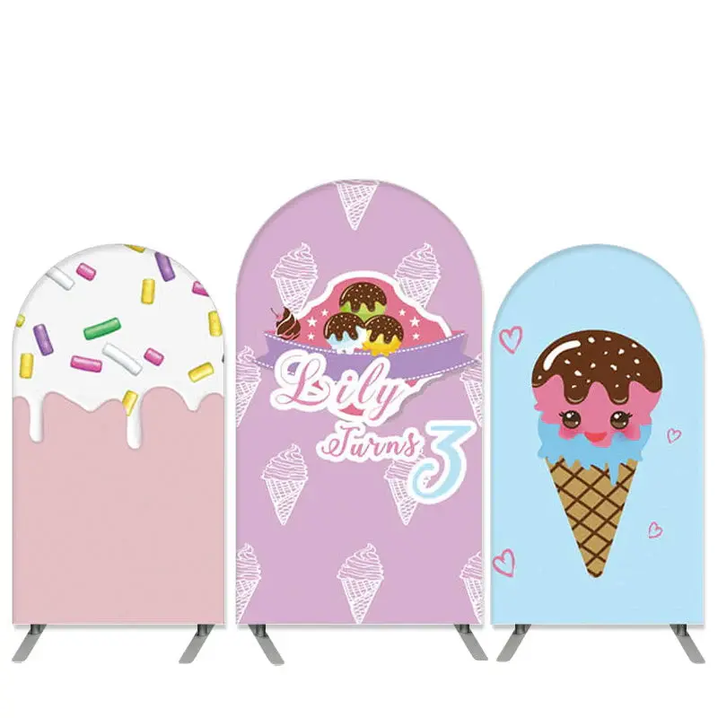 Aperturee Summer Theme Ice Cream Birthday Party Arch Backdrop Kit | Chiara Arch Backdrop Diy | Wedding Arch Backdrop | Chiara...
