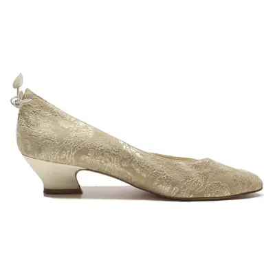 STUART Pump Heels Cream Synthetic Womens UK 5