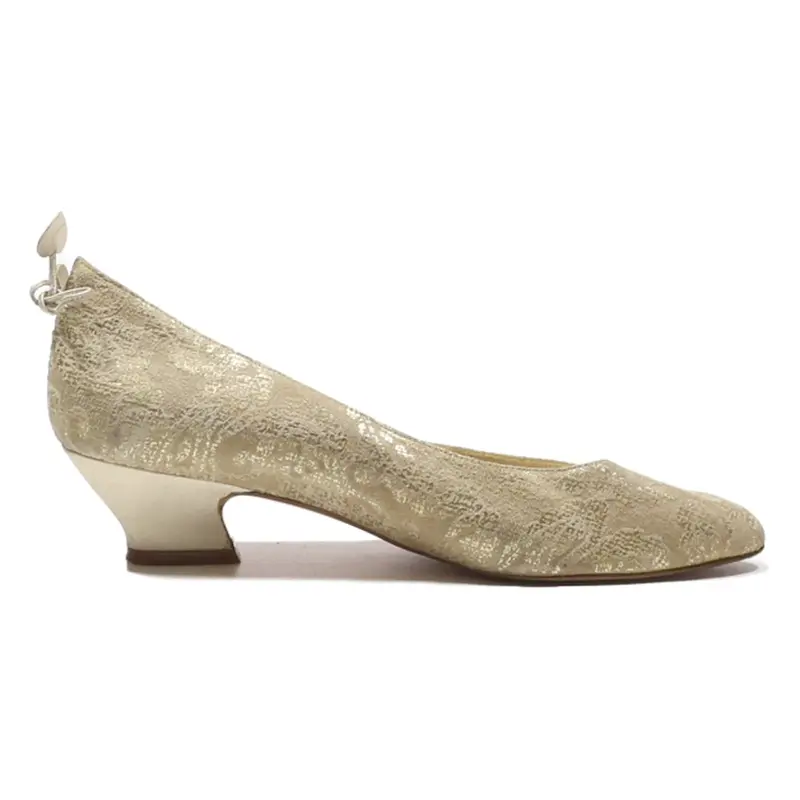STUART Pump Heels Cream Synthetic Womens UK 5
