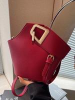 Valentine's Day Fashion Plain Handbag, Pu Leather Zipper Luxury Designer Crossbody Bags with Bag Strap for Back To School, Tr...