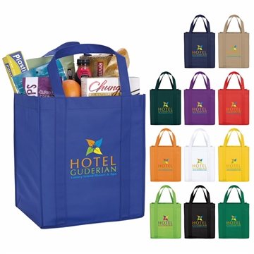 200 Customized Mega Grocery Tote - Reinforced Bottom & Reusable