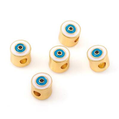 Brass Enamel Beads