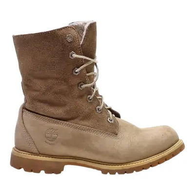 TIMBERLAND Lace-Up Boots Brown Leather Womens UK 6