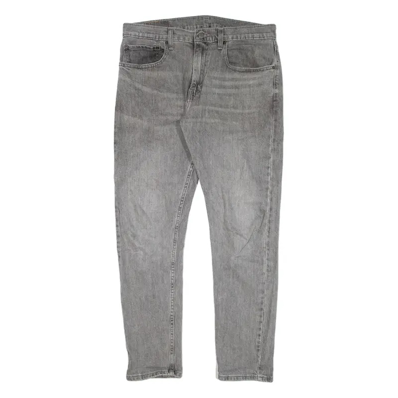 LEVI'S 512 Jeans Mens Grey Slim Tapered W34 L32