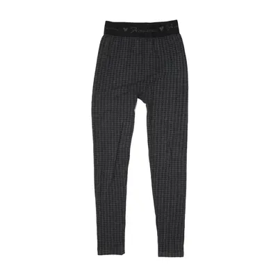 FIORUCCI Legging Knit Houndstooth Track Pants Grey Skinny Womens M W24 L26