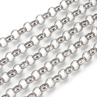 Tarnish Resistant 304 Stainless Steel Rolo Chains