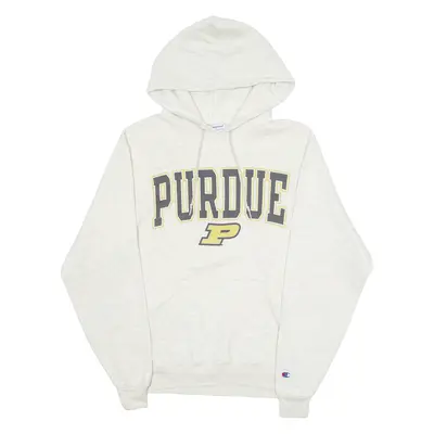 CHAMPION Purdue Mens Grey Hoodie USA M