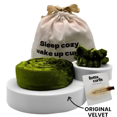 Lotta curls Set Curling Irons Original Velvet, Noble Olive