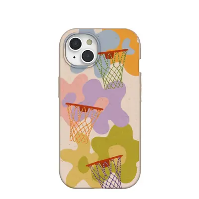 Seashell Flower Baskets iPhone 15 Case