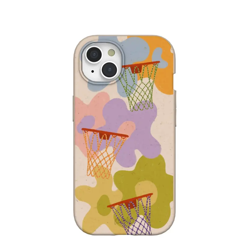 Seashell Flower Baskets iPhone 15 Case