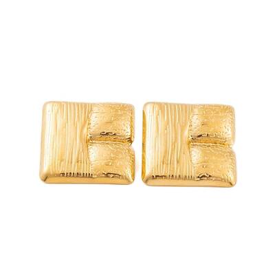 Ion Plating(IP) 304 Stainless Steel Stud Earrings for Women