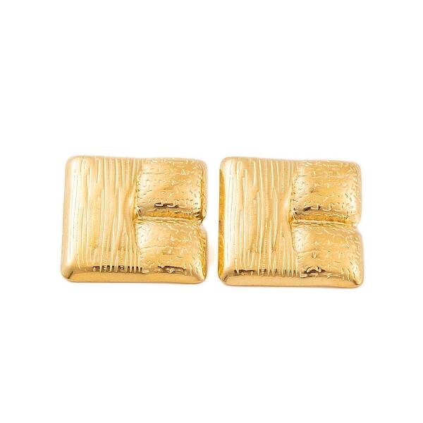 Ion Plating(IP) 304 Stainless Steel Stud Earrings for Women