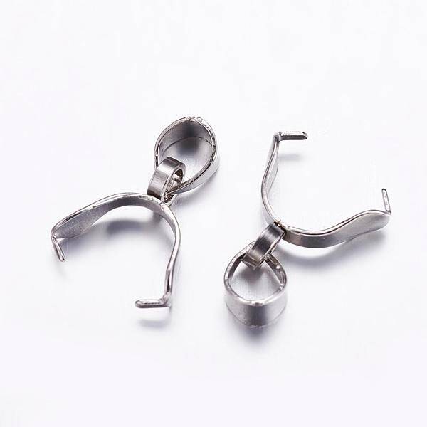 Tarnish Resistant 304 Stainless Steel Pinch Bails