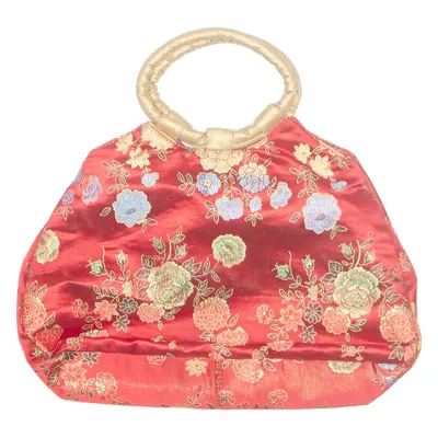 Eastern Inspired Womens Handbag Red Floral