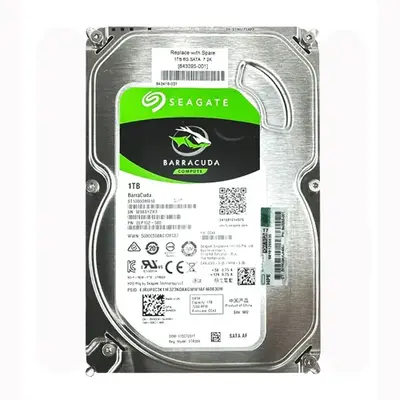843263-001 HP 1TB 6Gb/s SATA 7200 3.5-inch 32MB Hard Drive