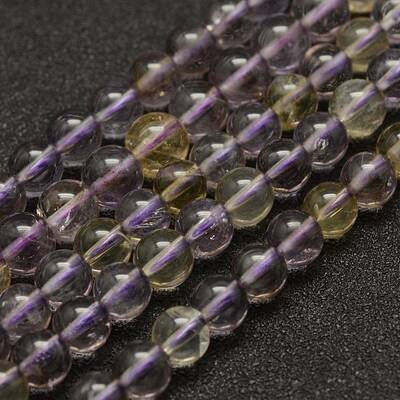 Natural Ametrine Beads Strands