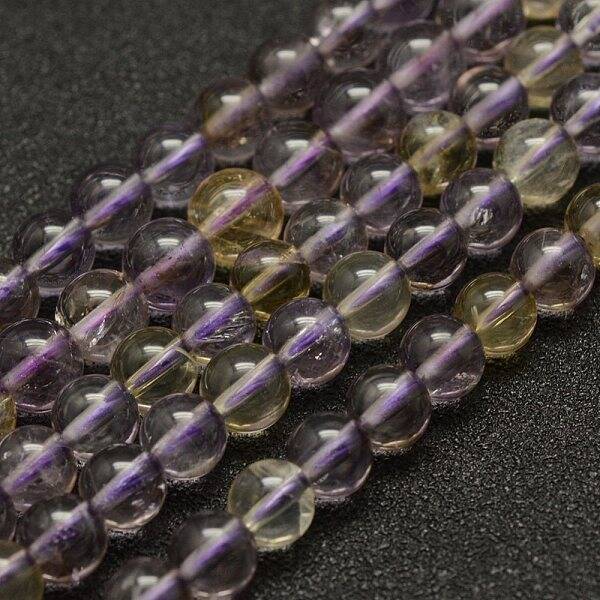 Natural Ametrine Beads Strands