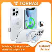 TORRAS OStand Fitness 360° Rotating Magnetic Stand for iPhone 16/15 Pro Max Case, [MagSafe Compatible] [Military-Grade Prote...