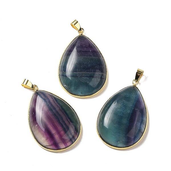Natural Fluorite Pendants