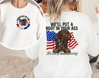 Toby Keith Its The American Way TShirt, Courtesy of the Red, White and Blue In 4th of July Sweatshirt Hoodie