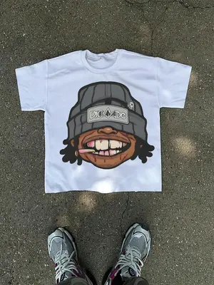 Men's Cartoon Round Neck Graphic Tee, Regular Fit Casual Short Sleeve Crew Neck T-Shirt for Daily Wear, Men's Top for All Sea...