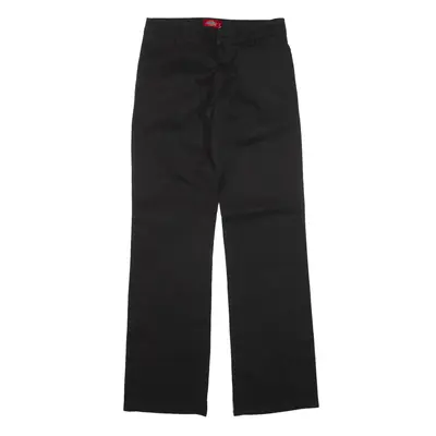 DICKIES Trousers Black Slim Straight Womens W28 L31