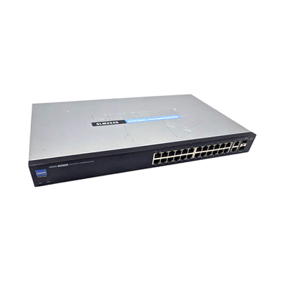 SLM224G-RF Cisco 24 x Ports 10/100Base-TX + 2 x Ports Combo SFP (mini-GBIC) Layer 2 Managed 1U Rack-Mountable Fast Ethernet N...