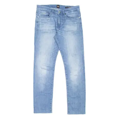 BOSS HUGO BOSS Mens Jeans Blue Slim Skinny Stone Wash W31 L32