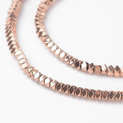 Non-Magnetic Synthetic Hematite Beads Strands