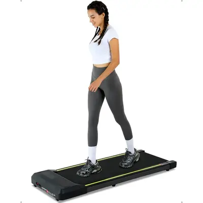 Garvee Walking Pad, No Assembly Needed Under Desk Treadmill with Remote Control, 2.25 HP Portable Treadmill for Office Home E...