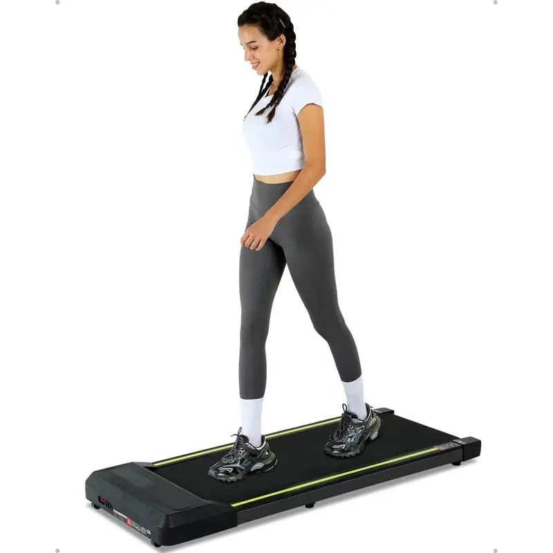 Garvee Walking Pad, No Assembly Needed Under Desk Treadmill with Remote Control, 2.25 HP Portable Treadmill for Office Home E...